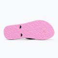 ROXY Tahiti VII children's flip flops black/pink stencil 4