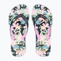 ROXY Tahiti VII children's flip flops black/pink stencil 9