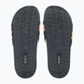 Women's ROXY Slippy II flip-flops black/green print 3