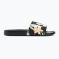 Women's ROXY Slippy II flip-flops black/green print 2