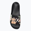 Women's ROXY Slippy II flip-flops black/green print 5