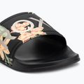Women's ROXY Slippy II flip-flops black/green print 7