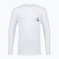 Men's swimming longsleeve Quiksilver DNA Bubble Logo white
