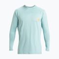Men's swimming longsleeve Quiksilver DNA Bubble Logo aquifer
