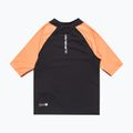 Children's swim top Quiksilver Everyday UPF50 black/melon 2