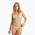 Women's two-piece swimsuit ROXY Hibiscus Daze Elongated Tri basil party waves yw 2