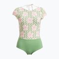 Women's one-piece swimsuit ROXY Hibiscus Daze basil party waves yw