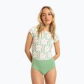 Women's one-piece swimsuit ROXY Hibiscus Daze basil party waves yw 2