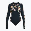 Women's one-piece swimsuit ROXY Fashion anthracite island escape