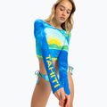 Women's swimming longsleeve ROXY Atlas Crop Top skyway 3