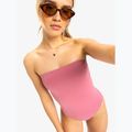 Women's one-piece swimsuit ROXY Solid Beach Classics Bandeau heather rose 5