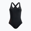 Women's one-piece swimsuit ROXY Active Solid Basic anthracite