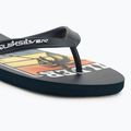Men's Quiksilver Java Art flip flops blue 5 7