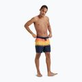 Quiksilver Men's Everyday Half Jam 16" fiery coral wordblock swim shorts 4