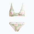 Women's two-piece swimsuit ROXY Hibiscus Daze Elongated Tri basil party waves yw