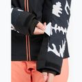Women's snowboard jacket ROXY Free Jet true black/big flower 6