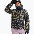 Women's snowboard jacket ROXY Snow Winter Rebel fennel seed/big flower