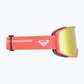 Women's snowboard goggles ROXY Storm W coral chic/clux ml orange 3
