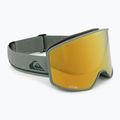 Snowboard goggles Quiksilver Storm dark ivy/clux ml gold