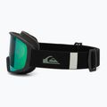 Men's snowboard goggles Quiksilver Harper black/clux ml green 4