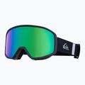 Men's snowboard goggles Quiksilver Harper black/clux ml green