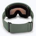 Men's snowboard goggles Quiksilver Storm MG dark ivy/clux ml red 6