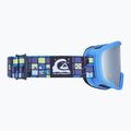 Children's snowboard goggles Quiksilver Shredder 3D check/clux ml silver 3