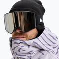 Men's snowboard goggles Quiksilver Storm MG black/ black clux ml silver 6