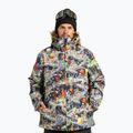 Men's snowboard jacket DC Basis Print outer world black