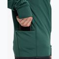 Men's snowboard sweatshirt Quiksilver Steep Point Full Zip Fleece trekking green 5