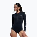 Women's one-piece swimsuit ROXY Essentials Front Zip anthracite