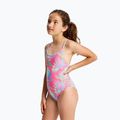 Children's one-piece swimsuit ROXY Aquarella sangria sunset aquarella rg 3