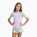 Children's swimming T-shirt ROXY Active RG Lycra XMGB oil green letter up