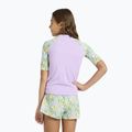 Children's swimming T-shirt ROXY Active RG Lycra XMGB oil green letter up 3