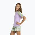 Children's swimming T-shirt ROXY Active RG Lycra XMGB oil green letter up 4