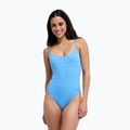 Women's one-piece swimsuit ROXY Paradise Wave silver lake blue make a splash