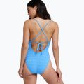 Women's one-piece swimsuit ROXY Paradise Wave silver lake blue make a splash 2