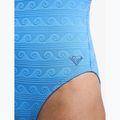 Women's one-piece swimsuit ROXY Paradise Wave silver lake blue make a splash 4
