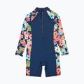 Children's overall UPF 50+ ROXY Morning Flower Springsuit mood indigo morning flowers 2
