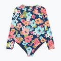 Children's one-piece swimsuit ROXY Morning Flower Onesie mood indigo morning flowers