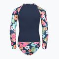 Longsleeve + bikini bottoms ROXY Morning Flower Lycra Set mood indigo morning flowers 2