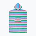 Women's poncho ROXY Stay Magical Printed cloud dancer classic stripe