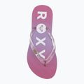 Children's flip-flops ROXY Viva Jelly sangria sunset 5