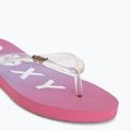Children's flip-flops ROXY Viva Jelly sangria sunset 7