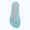 Children's flip-flops ROXY Viva Jelly aqua splash 5