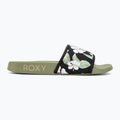 Women's slides ROXY Slippy IV oil green 2