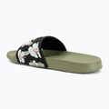 Women's slides ROXY Slippy IV oil green 3