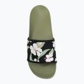 Women's slides ROXY Slippy IV oil green 5