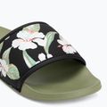 Women's slides ROXY Slippy IV oil green 7