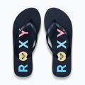 Women's flip-flops ROXY Sandy III black/rainbow 2